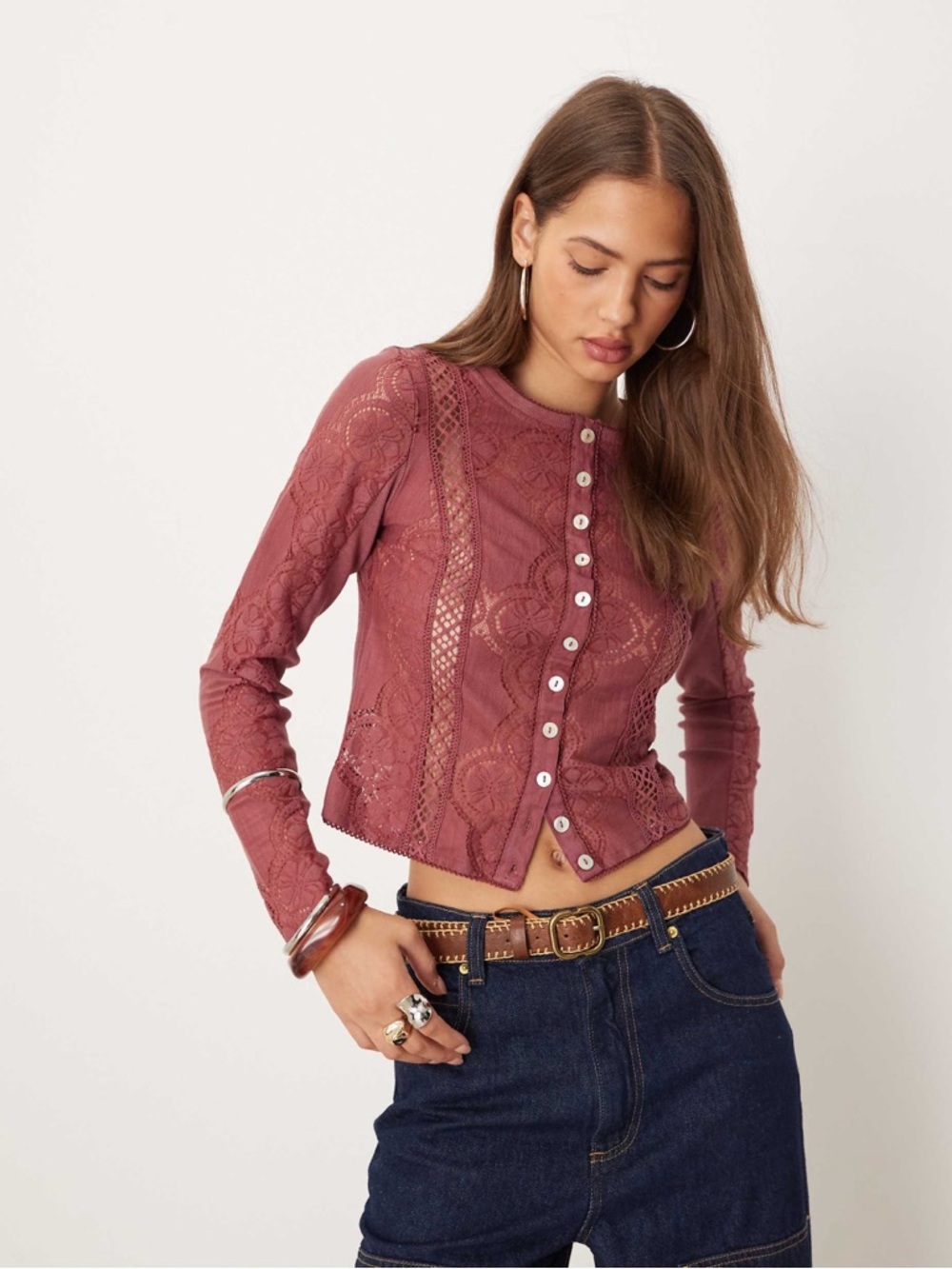 NWT Free People Jae Button-Up Top